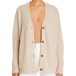 C by Bloomingdale's Ribbed Oversize Cashmere Cardigan